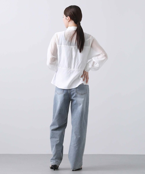 Gready Brilliant(グレディブリリアン)の「シアーコルセットシャツ(シャツ/ブラウス・レディース・オフホワイト/ブラック・FREE)」の21枚目の写真