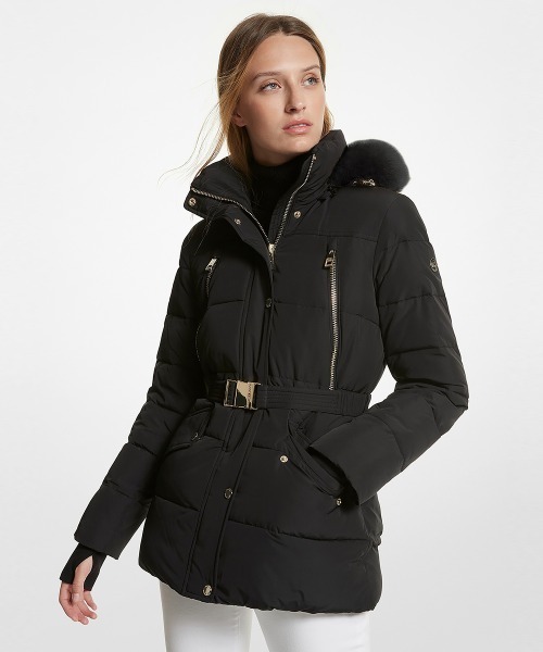 MICHAEL KORS（マイケルコース）の「ベルテッド フォー ジップ ダウン