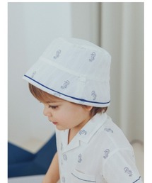 gelato pique（ジェラートピケ）の「【BABY】タツノオトシゴ柄リバーシブルハット（ハット・キッズ）」