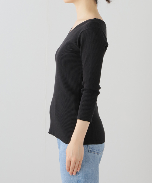 La TOTALITE（ラトータリテ）の「コットン2WAYリブプルオーバー