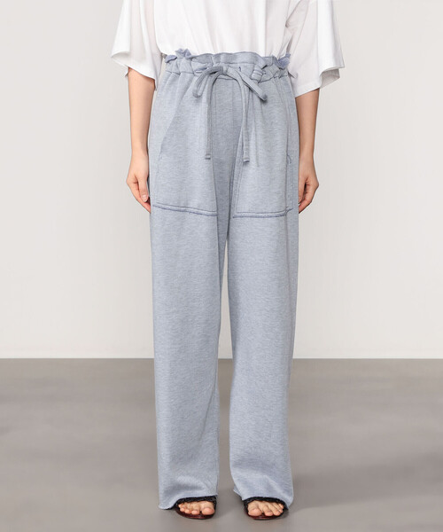 MONITALY(モニタリー)の「MONITALY | スウェットパンツ NAVY WOMEN(スウェットパンツ・レディース・ネイビー・XS)」の3枚目の写真