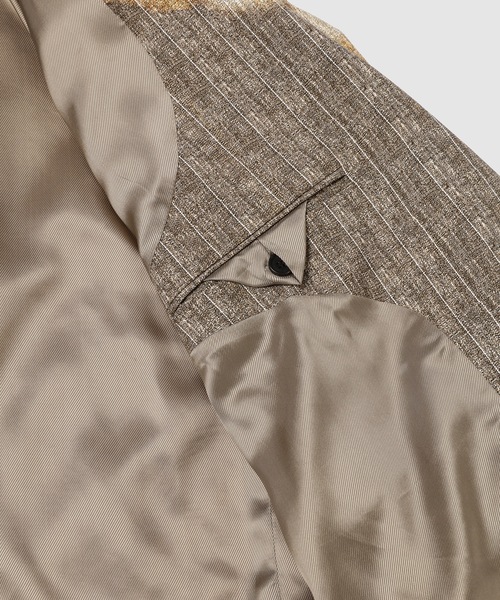 Y/Project（ワイプロジェクト）の「SUN BLEACHED PINSTRIPE BLAZER（その他アウター・メンズ・ベージュ・S）」の3枚目の写真