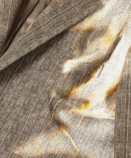 Y/Project（ワイプロジェクト）の「SUN BLEACHED PINSTRIPE BLAZER（その他アウター・メンズ・ベージュ・S）」の4枚目の写真