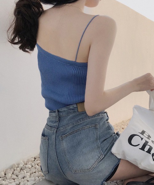 2023ss mamekurogouchi リブニットキャミソール 2023ss mamekurogouchi リブニットキャミソール