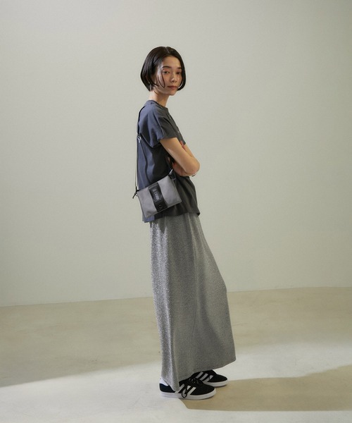 KiU（キウ）の「【KiU for SALON（キウ）】[撥水加工]別注エチケットポーチ/サコッシュ/クロスボディバッグ（ショルダーバッグ・レディース・グレー・FREE）」の20枚目の写真