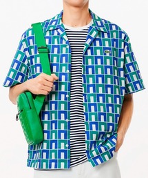 LACOSTE | オーガニックコットン ロバート・ジョージ オールオーバーオープンカラーシャツ(シャツ/ブラウス)