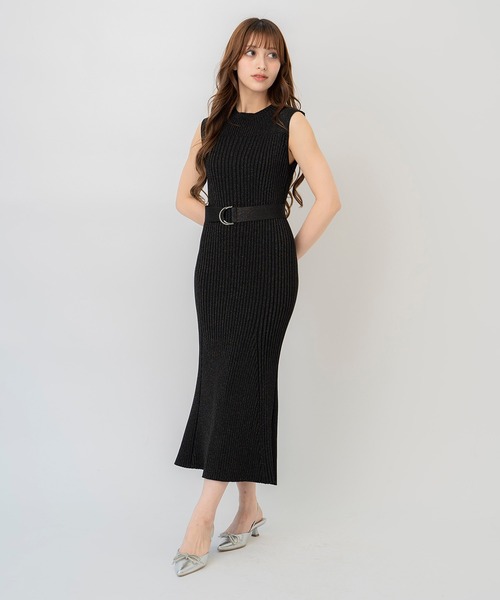 *Alice + Olivia* オープンショルダーリブニットワンピース 000000000036_Adx9jFx.jpg