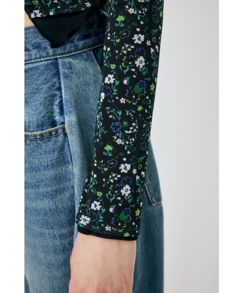 moussy シアートップス LAYERED ASSYMETRIC SHEER MOUSSY | LAYERED ASSYMETRIC SHEER トップス (Tシャツ