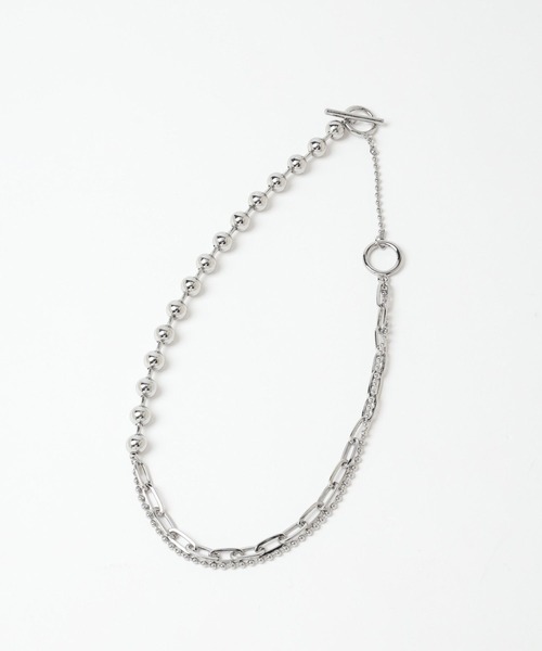 HARE（ハレ）の「MIXチェーンショートラリエット(HARE)（ネックレス・レディース・ゴールド/シルバー・FREE）」の15枚目の写真