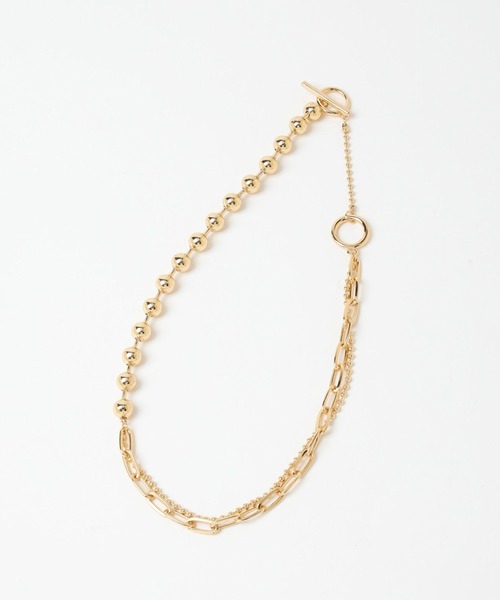 HARE（ハレ）の「MIXチェーンショートラリエット(HARE)（ネックレス・レディース・ゴールド/シルバー・FREE）」の16枚目の写真