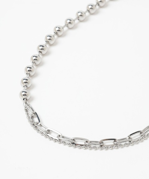 HARE（ハレ）の「MIXチェーンショートラリエット(HARE)（ネックレス・レディース・ゴールド/シルバー・FREE）」の22枚目の写真