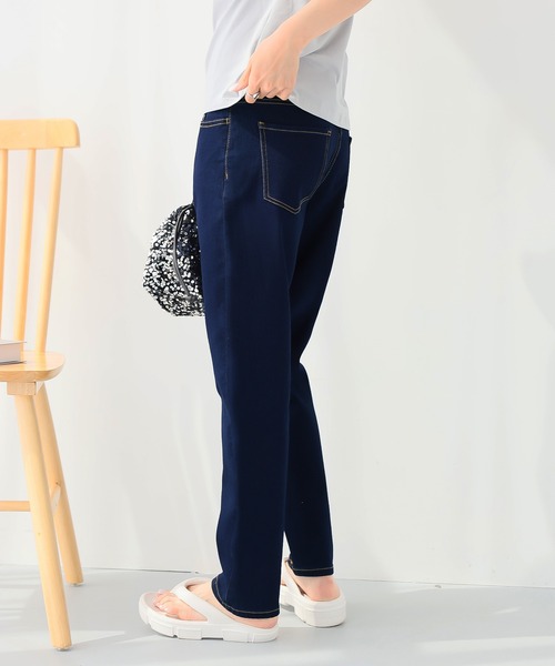 Doula Doula(ドゥーラドゥーラ)の「ハイウエストテーパードヴィンテージジーンズデニム(デニムパンツ・レディース・ブルー/ライトブルー/インディゴブルー・S/M/L)」の10枚目の写真