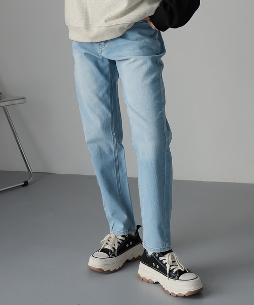 Doula Doula(ドゥーラドゥーラ)の「ハイウエストテーパードヴィンテージジーンズデニム(デニムパンツ・レディース・ブルー/ライトブルー/インディゴブルー・S/M/L)」の22枚目の写真