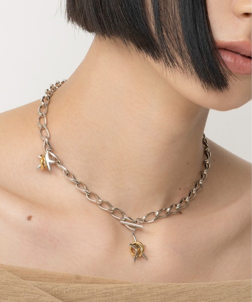 LAPUIS(ラピュイ)の「LAPUIS(ラピュイ)Coil Star choker(チョーカー・レディース・ゴールド/マルチ・FREE)」の1枚目の写真
