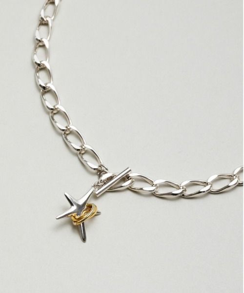 LAPUIS(ラピュイ)の「LAPUIS(ラピュイ)Coil Star choker(チョーカー・レディース・ゴールド/マルチ・FREE)」の4枚目の写真