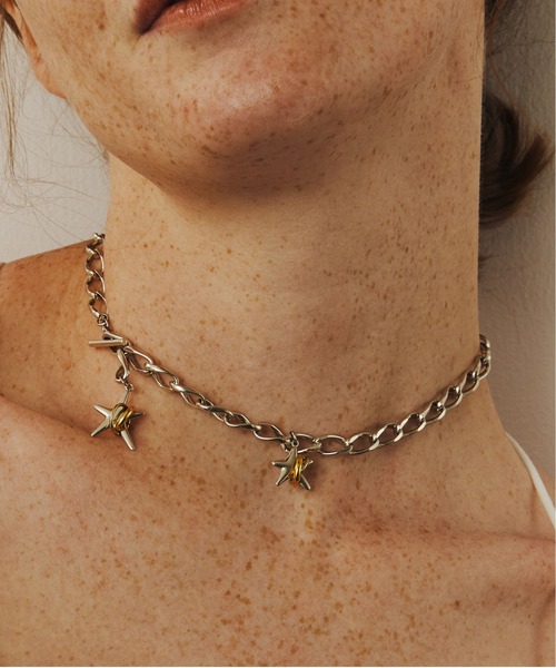 LAPUIS(ラピュイ)の「LAPUIS(ラピュイ)Coil Star choker(チョーカー・レディース・ゴールド/マルチ・FREE)」の18枚目の写真