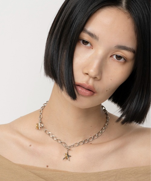 LAPUIS(ラピュイ)の「LAPUIS(ラピュイ)Coil Star choker(チョーカー・レディース・ゴールド/マルチ・FREE)」の16枚目の写真