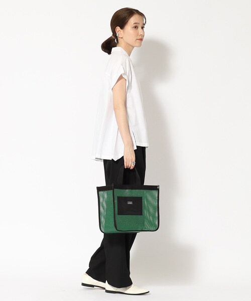 HIROKO HAYASHI(ヒロコハヤシ)の「◆GRIGLIA(グリリア)ハンドバッグ(ハンドバッグ・レディース・グリーン系その他5/ホワイト系5・00)」の4枚目の写真