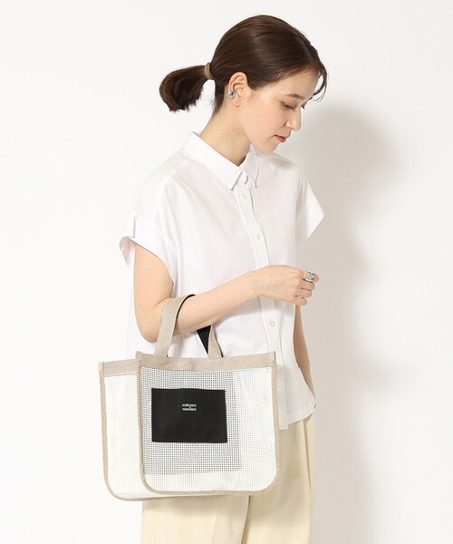 HIROKO HAYASHI(ヒロコハヤシ)の「◆GRIGLIA(グリリア)ハンドバッグ(ハンドバッグ・レディース・グリーン系その他5/ホワイト系5・00)」の7枚目の写真