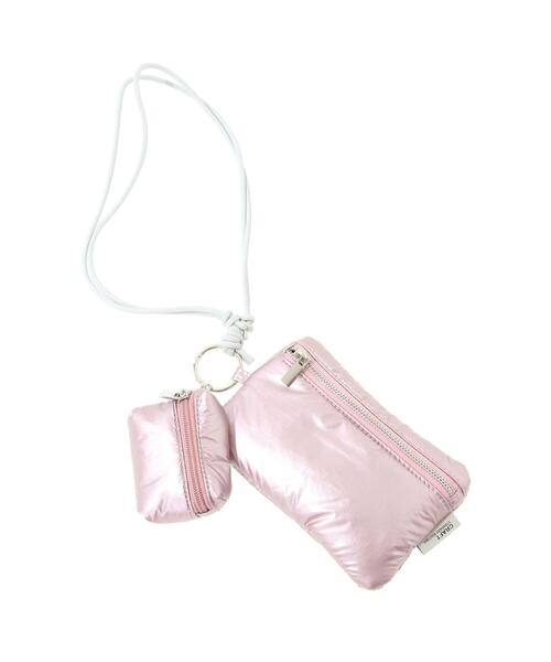 CRAFT STANDARD BOUTIQUE(クラフトスタンダードブティック)の「2連スマホマルチショルダーポーチ(ショルダーバッグ・レディース・シルバー/ブラック/ライトピンク/ネイビー・FREE)」の22枚目の写真