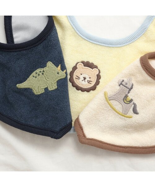 apres les cours(アプレレクール)の「モチーフパイルスタイ(スタイ/よだれかけ・キッズ・アイボリー/クリーム/ネイビー・90)」の12枚目の写真