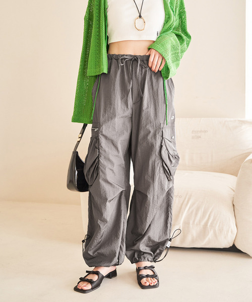 VIS（ビス）の「Lottoコラボシャカパン（その他パンツ・レディース・チャコールグレー/ホワイト系その他5・FREE）」の9枚目の写真