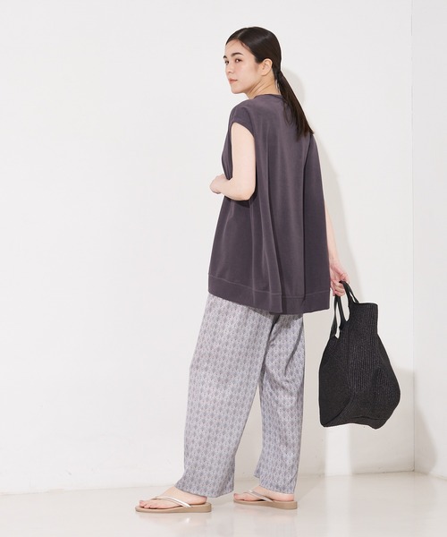 collex（コレックス）の「ミニパイルフレアプルオーバー（Tシャツ/カットソー・レディース・パープル系その他/グレイッシュブルー/チャコールグレー・フリー）」の11枚目の写真