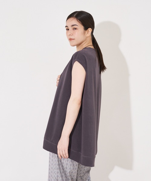 collex（コレックス）の「ミニパイルフレアプルオーバー（Tシャツ/カットソー・レディース・パープル系その他/グレイッシュブルー/チャコールグレー・フリー）」の14枚目の写真