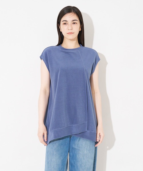 collex（コレックス）の「ミニパイルフレアプルオーバー（Tシャツ/カットソー・レディース・パープル系その他/グレイッシュブルー/チャコールグレー・フリー）」の19枚目の写真