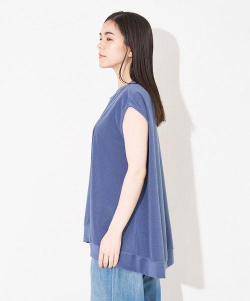 collex（コレックス）の「ミニパイルフレアプルオーバー（Tシャツ/カットソー・レディース・パープル系その他/グレイッシュブルー/チャコールグレー・フリー）」の20枚目の写真