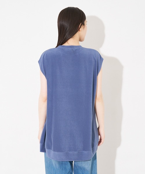 collex（コレックス）の「ミニパイルフレアプルオーバー（Tシャツ/カットソー・レディース・パープル系その他/グレイッシュブルー/チャコールグレー・フリー）」の21枚目の写真