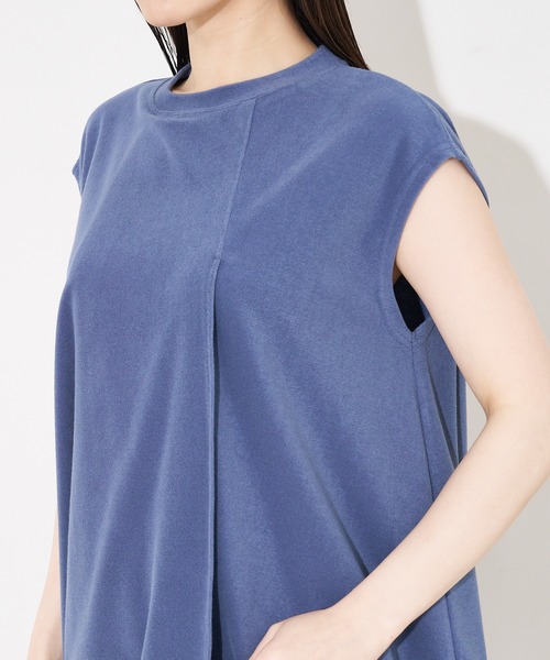 collex（コレックス）の「ミニパイルフレアプルオーバー（Tシャツ/カットソー・レディース・パープル系その他/グレイッシュブルー/チャコールグレー・フリー）」の22枚目の写真