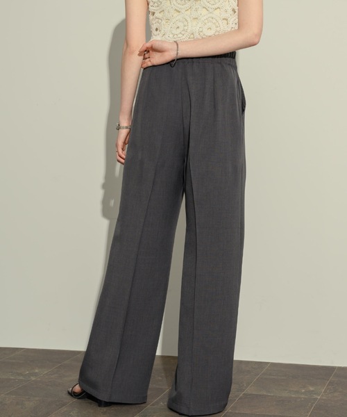 NEUNA(ヌナ)の「2タックパンツ(スラックス・レディース・ブラック/ベージュ/ダークインディゴブルー・SMALL/MEDIUM/LARGE)」の6枚目の写真