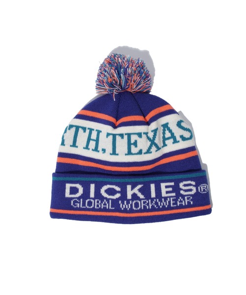 Dickies(ディッキーズ)の「Dickies EX JACQUARD KNIT WATCH/ロゴ/ボンボン付きニット帽/帽子/ワッチキャップ/ディッキーズ(ニットキャップ/ビーニー・メンズ・ブラック/ベージュ/エンジ/ブルー・FREE)」の13枚目の写真