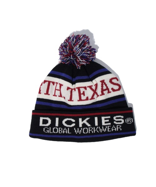 Dickies(ディッキーズ)の「Dickies EX JACQUARD KNIT WATCH/ロゴ/ボンボン付きニット帽/帽子/ワッチキャップ/ディッキーズ(ニットキャップ/ビーニー・メンズ・ブラック/ベージュ/エンジ/ブルー・FREE)」の17枚目の写真