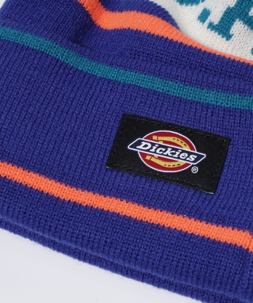 Dickies(ディッキーズ)の「Dickies EX JACQUARD KNIT WATCH/ロゴ/ボンボン付きニット帽/帽子/ワッチキャップ/ディッキーズ(ニットキャップ/ビーニー・メンズ・ブラック/ベージュ/エンジ/ブルー・FREE)」の18枚目の写真
