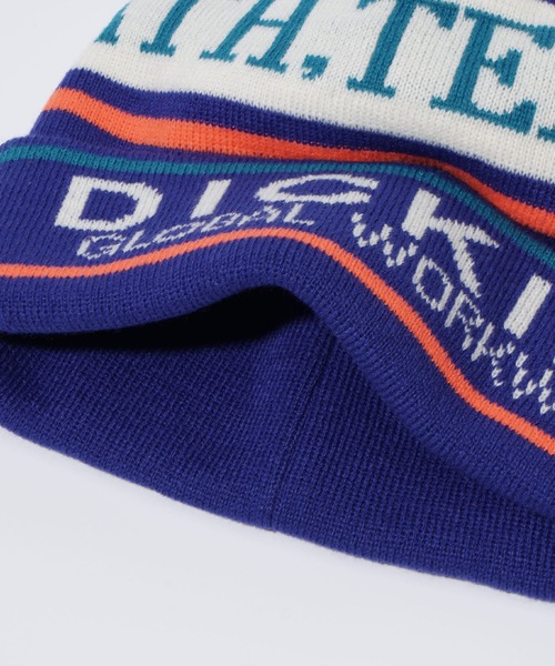 Dickies(ディッキーズ)の「Dickies EX JACQUARD KNIT WATCH/ロゴ/ボンボン付きニット帽/帽子/ワッチキャップ/ディッキーズ(ニットキャップ/ビーニー・メンズ・ブラック/ベージュ/エンジ/ブルー・FREE)」の19枚目の写真