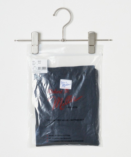 MILLER(ミラー)の「R.P.miller/ミラー パネルリブH/S 5分袖 Tシャツ(Tシャツ/カットソー・レディース・ブラック×レッド/グレー系/ダークグレー/ブラック系/タン/ブラック/ホワイト/ブルー系その他/レッド系その他・FREE)」の10枚目の写真