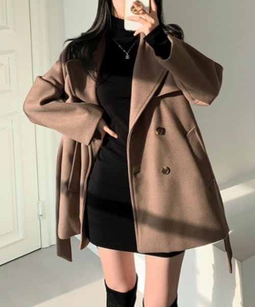 【セール】ウエストマークケープチュニックチェスターコート（チェスターコート）｜ABITOKYO（アビトーキョー）