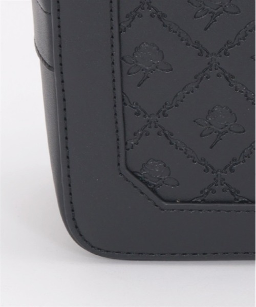 axes femme(アクシーズファム)の「キルト風型押しショルダー(ショルダーバッグ・レディース・パープル/キナリ/ブラック・FREE)」の5枚目の写真