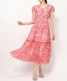 新品　ミッシュマッシュ　ボタニカル　Aライン　花柄　ノースリーブワンピース MISCH MASCH｜ミッシュ マッシュのワンピース（花柄・ボタニカル
