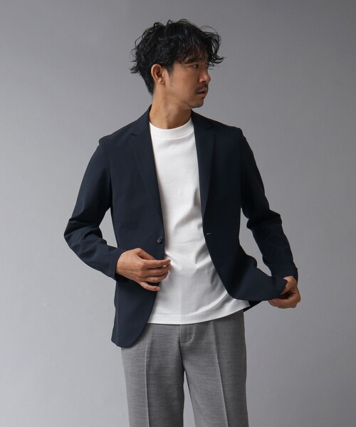 NOLLEY’S（ノーリーズ）の「【ACTIVE SECT】《限定展開 / 速乾 / 防シワ》"ALL TIME DRY" ライトジャケット（テーラードジャケット・メンズ・ダークネイビー/ブラック/ライトグレー/ベージュ・S/M/L）」の20枚目の写真