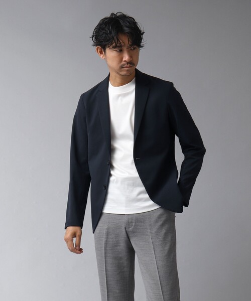 NOLLEY’S（ノーリーズ）の「【ACTIVE SECT】《限定展開 / 速乾 / 防シワ》"ALL TIME DRY" ライトジャケット（テーラードジャケット・メンズ・ダークネイビー/ブラック/ライトグレー/ベージュ・S/M/L）」の19枚目の写真