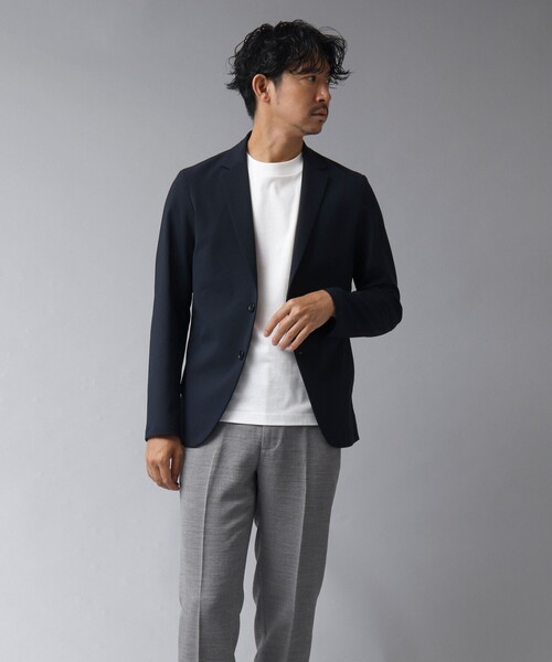 NOLLEY’S（ノーリーズ）の「【ACTIVE SECT】《限定展開 / 速乾 / 防シワ》"ALL TIME DRY" ライトジャケット（テーラードジャケット・メンズ・ダークネイビー/ブラック/ライトグレー/ベージュ・S/M/L）」の14枚目の写真