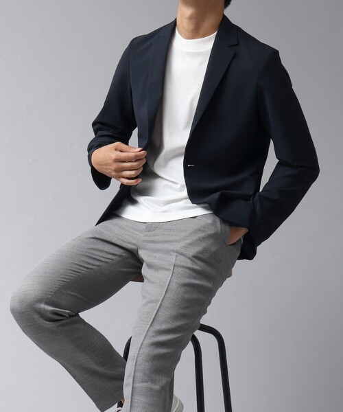 NOLLEY’S（ノーリーズ）の「【ACTIVE SECT】《限定展開 / 速乾 / 防シワ》"ALL TIME DRY" ライトジャケット（テーラードジャケット・メンズ・ダークネイビー/ブラック/ライトグレー/ベージュ・S/M/L）」の11枚目の写真