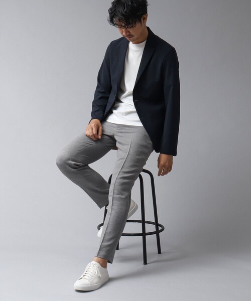 NOLLEY’S（ノーリーズ）の「【ACTIVE SECT】《限定展開 / 速乾 / 防シワ》"ALL TIME DRY" ライトジャケット（テーラードジャケット・メンズ・ダークネイビー/ブラック/ライトグレー/ベージュ・S/M/L）」の10枚目の写真