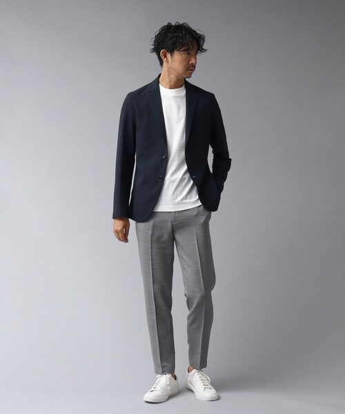 NOLLEY’S（ノーリーズ）の「【ACTIVE SECT】《限定展開 / 速乾 / 防シワ》"ALL TIME DRY" ライトジャケット（テーラードジャケット・メンズ・ダークネイビー/ブラック/ライトグレー/ベージュ・S/M/L）」の8枚目の写真