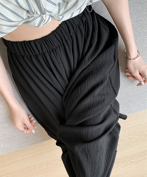 Primazel(プリマゼル)の「フレアスカンツワイドロングパンツ(その他パンツ・レディース・ブラック/ホワイト・MEDIUM)」の11枚目の写真