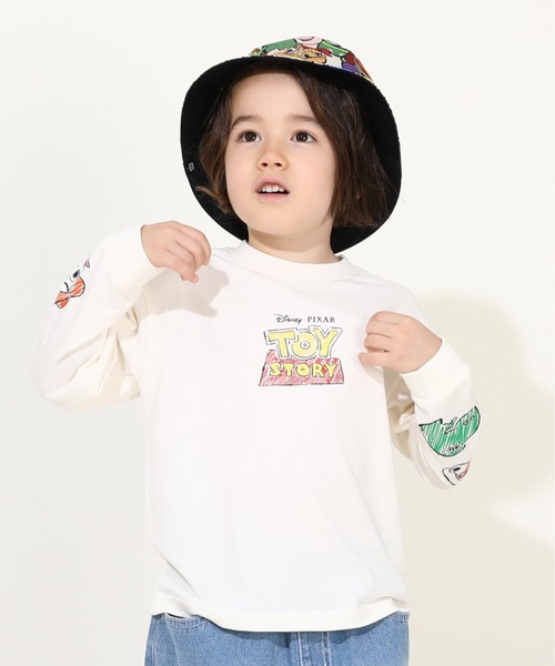Disney（ディズニー）の「親子お揃い ディズニー トイ・ストーリー 袖ロンT 9618K（Tシャツ/カットソー・キッズ・ブラック/オフホワイト/ネイビー・80ｃｍ/100cm/110cm/120cm/130cm/140cm/150cm/90cm）」の9枚目の写真