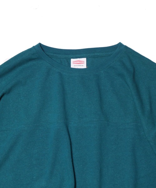 NATAL DESIGN（ネイタルデザイン）の「HEMP FOOT BALL TEE（Tシャツ/カットソー・メンズ・コバルトブルー/ホワイト/ライトパープル/シアン/サファリグリーン/オリーブ/ブラック/ナチュラル・X-LARGE/LARGE/MEDIUM）」の11枚目の写真